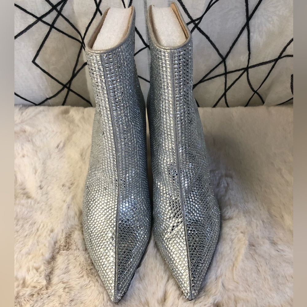 STEVE MADDEN SASA RHINESTONE ANKLE BOOT